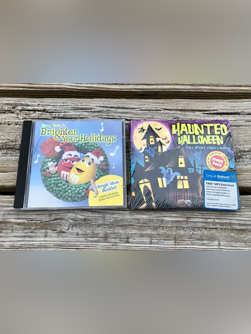 Halloween & Christmas Music Cd Compact Disc M&Ms Sponsor Music Holiday Music